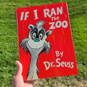 Book: If I Ran The Zoo ~ Dr. Seuss ~ 1950 Edition ~ Vintage Pop Art